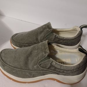 LL Bean Sun Washed Can as Size 7M Green